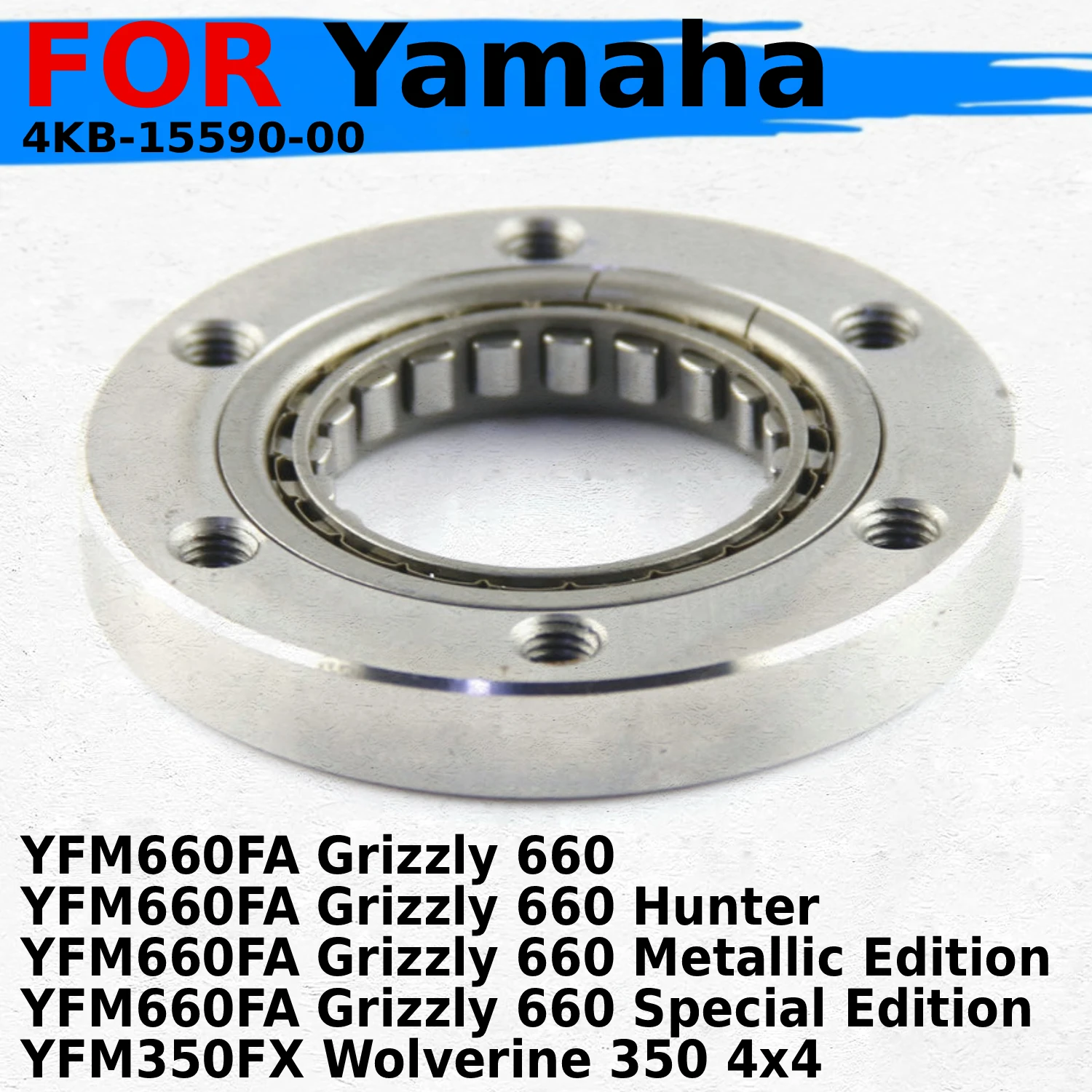 Motorcycle Starter Motor One Way Clutch For Yamaha YFM660FA Grizzly 660 Hunter Special Edition YFM350FX Wolverine 4KB-15590-00
Motorcycle Starter Motor One Way Clutch For Yamaha YFM660FA Grizzly 660 Hunter Special Edition YFM350FX Wolverine 4KB-15590-00