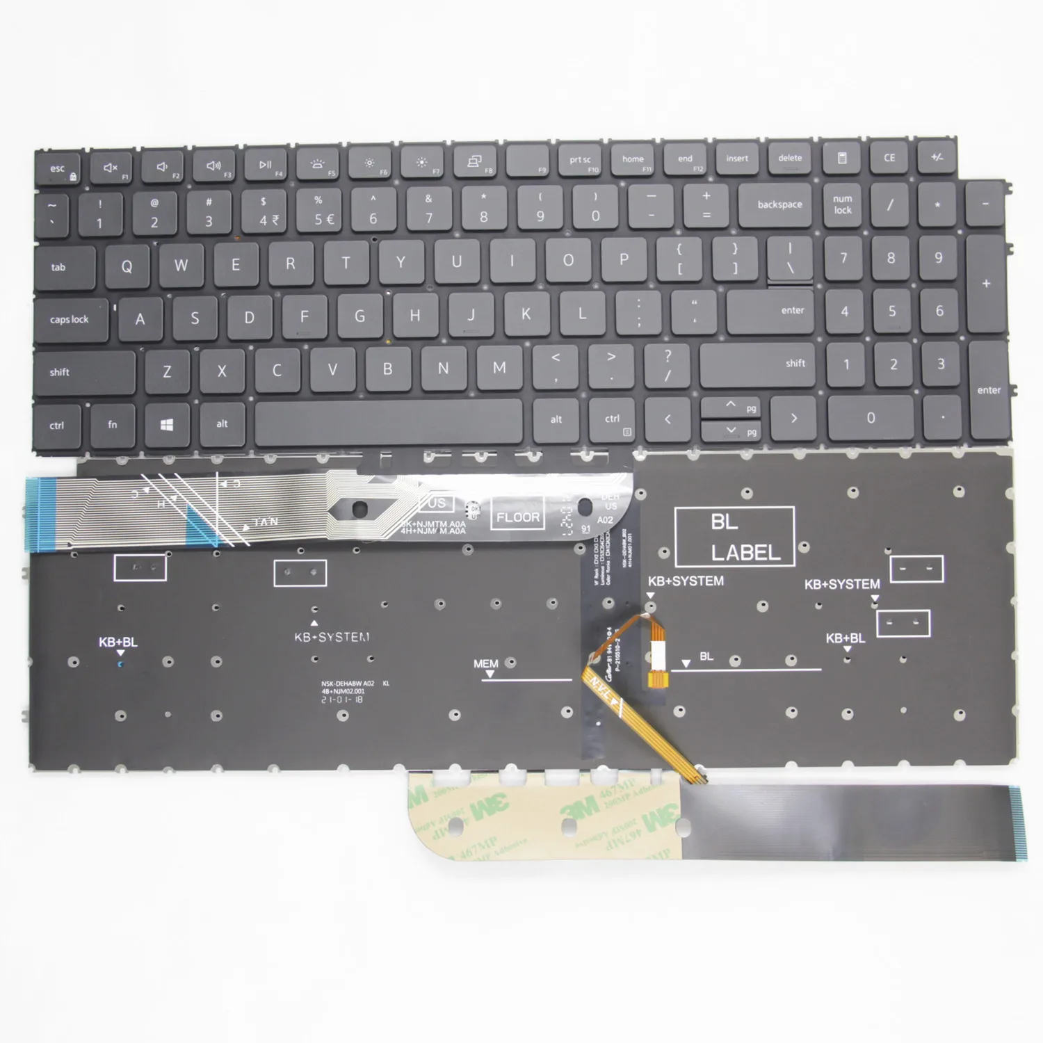 100%New US For Dell Inspiron7500 7501 5501 5502 3511 5511 5510 5515 5505 English Laptop Keyboard Backlit
100%New US For Dell Inspiron7500 7501 5501 5502 3511 5511 5510 5515 5505 English Laptop Keyboard Backlit
