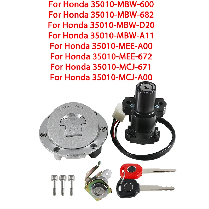 Motorcycle Fuel Gas Tank Cap Cover Lock Set For Honda CBR600F CBR600RR CBR900RR CBR600 35010-MBW-600 35010-MBW-682 35010-MBW-D20
Motorcycle Fuel Gas Tank Cap Cover Lock Set For Honda CBR600F CBR600RR CBR900RR CBR600 35010-MBW-600 35010-MBW-682 35010-MBW-D20