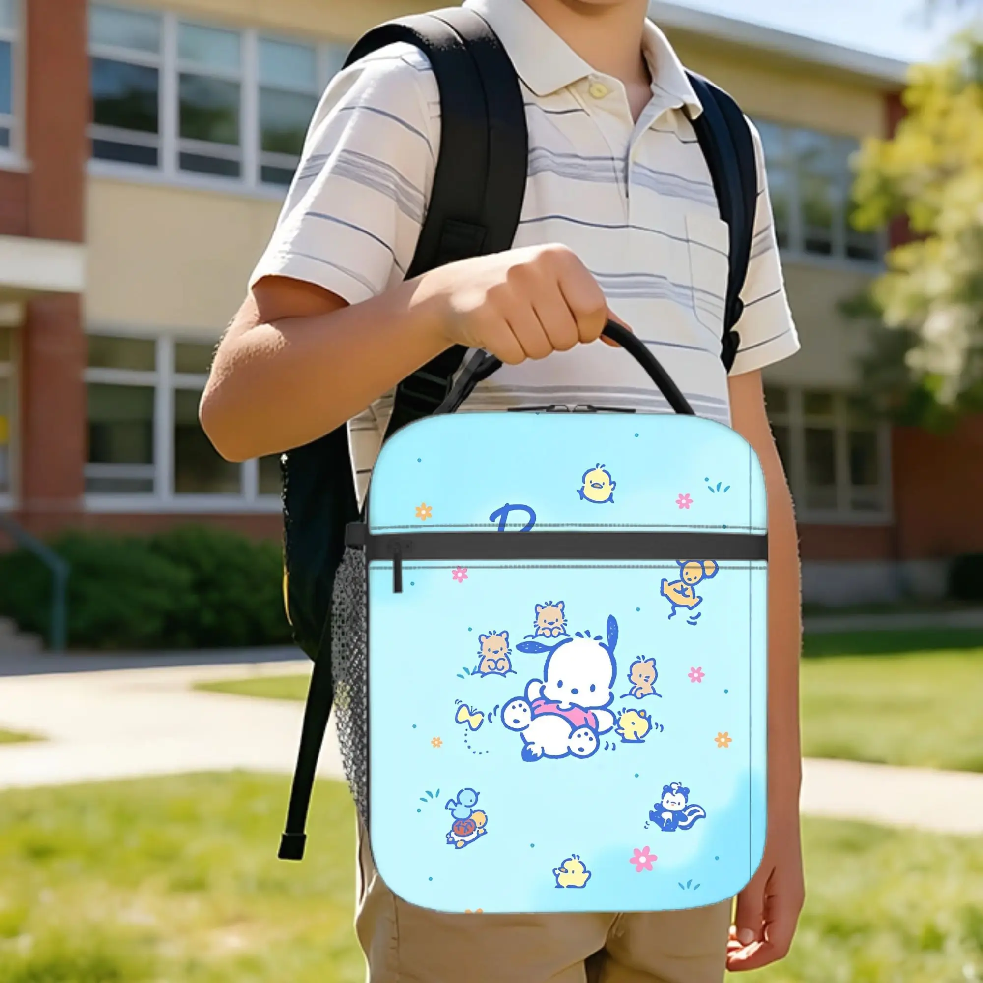 Pochacco Animals Insulated Lunch Bags Thermal Bag Reusable,Meal Container Leakproof Lunch Box Tote Food Handbags Office Outdoor
Pochacco Animals Insulated Lunch Bags Thermal Bag Reusable,Meal Container Leakproof Lunch Box Tote Food Handbags Office Outdoor