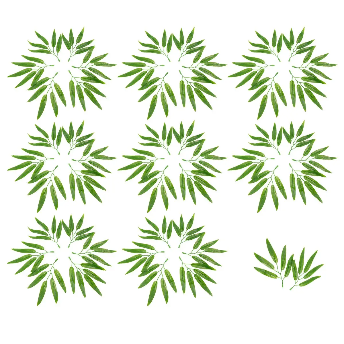 50pcs Artificial Bamboo Leaves Decorations Fake Green Leaves for Home Office Banquet Party Room Adornament Simulated
50pcs Artificial Bamboo Leaves Decorations Fake Green Leaves for Home Office Banquet Party Room Adornament Simulated