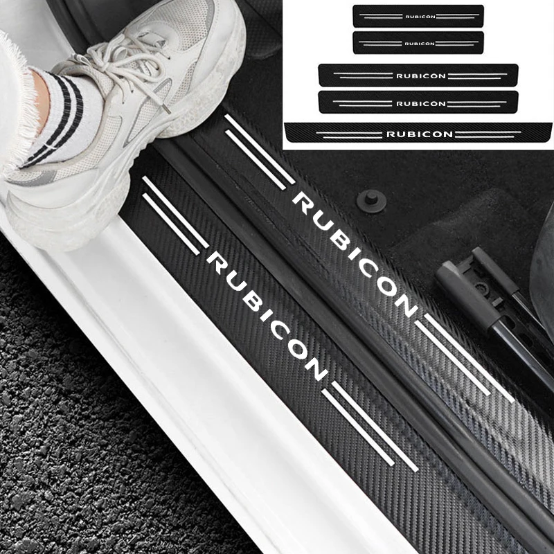 Car Door Protector Plate Stickers Sill Carbon Fiber for Auto Door Sill Edge Protection Anti Scratch For JEEP RUBICON accessories
Car Door Protector Plate Stickers Sill Carbon Fiber for Auto Door Sill Edge Protection Anti Scratch For JEEP RUBICON accessories