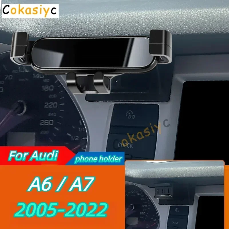 Автомобильный держатель для телефона, подставка для мобильного телефона для Audi A6 C6 C7 C8 2005-2023, регулируемый GPS специальный навигационный кронштейн, аксессуары
Автомобильный держатель для телефона, подставка для мобильного телефона для Audi A6 C6 C7 C8 2005-2023, регулируемый GPS специальный навигационный кронштейн, аксессуары