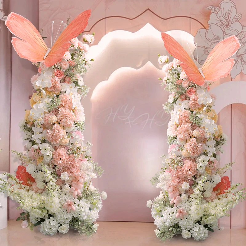 New Arrival Pink Flower Arch Artificial Flowers Wed Arch For Wedding Decoration
New Arrival Pink Flower Arch Artificial Flowers Wed Arch For Wedding Decoration