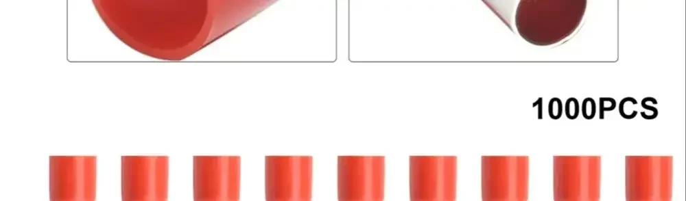 1000-Piece Tubular Pre-Insulated Terminals, Red Wire End Sleeves, VE10-12 Pure Copper Core, High Conductivity, Low Resistance
1000-Piece Tubular Pre-Insulated Terminals, Red Wire End Sleeves, VE10-12 Pure Copper Core, High Conductivity, Low Resistance