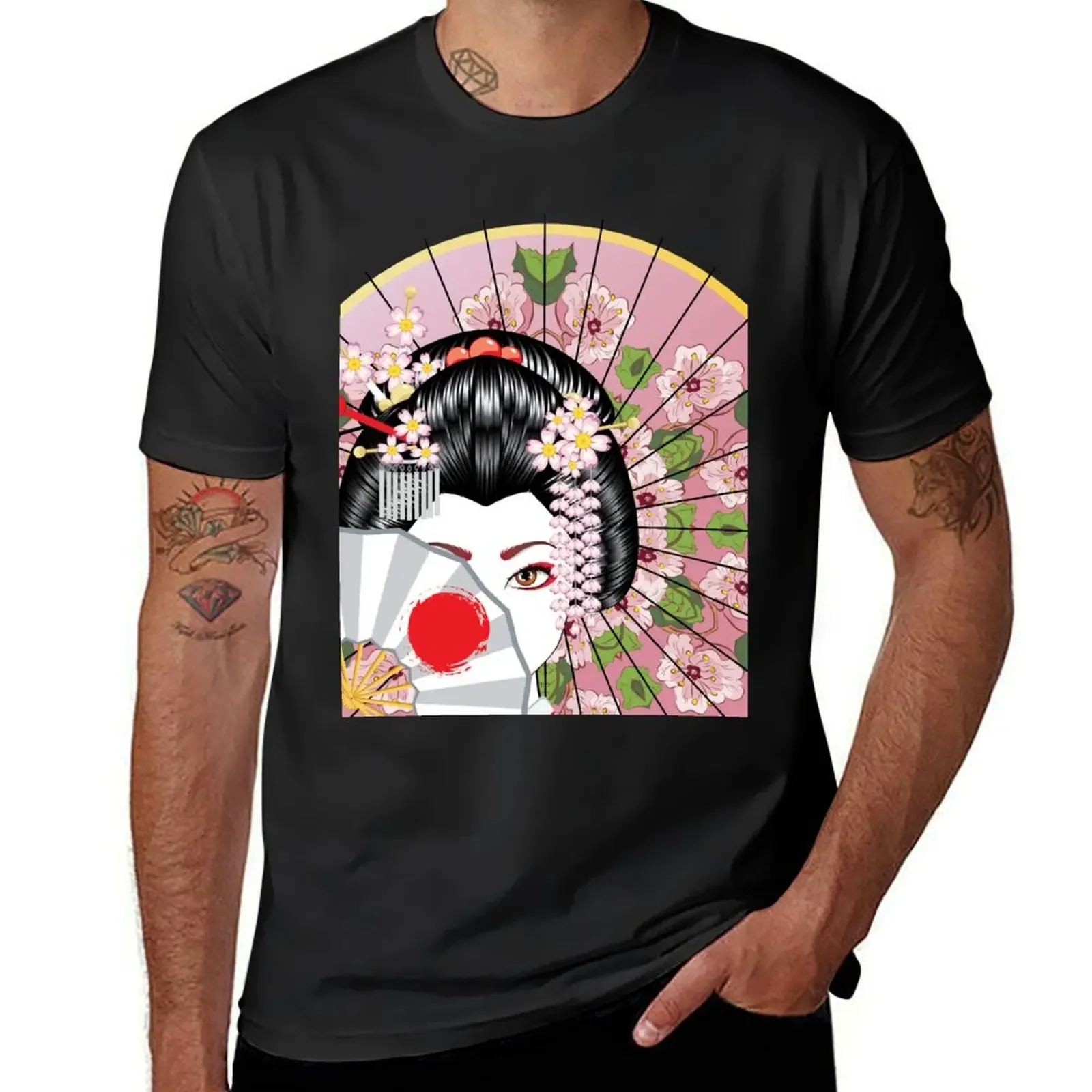 Geisha with Fan T-Shirt affliction shirts man clothes oversized oversized t shirts for men
Geisha with Fan T-Shirt affliction shirts man clothes oversized oversized t shirts for men