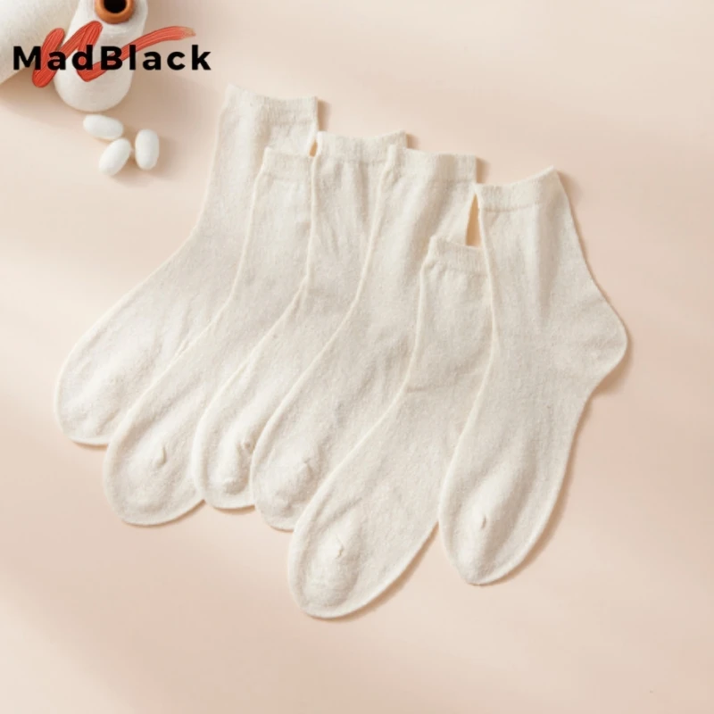 MadBlack, 2PCS 100%Spun Silk Anti Odor Socks, Unisex Sleep Wear, Floor Socks, Double Thread Knitted, Spring Autumn A63703JF
MadBlack, 2PCS 100%Spun Silk Anti Odor Socks, Unisex Sleep Wear, Floor Socks, Double Thread Knitted, Spring Autumn A63703JF