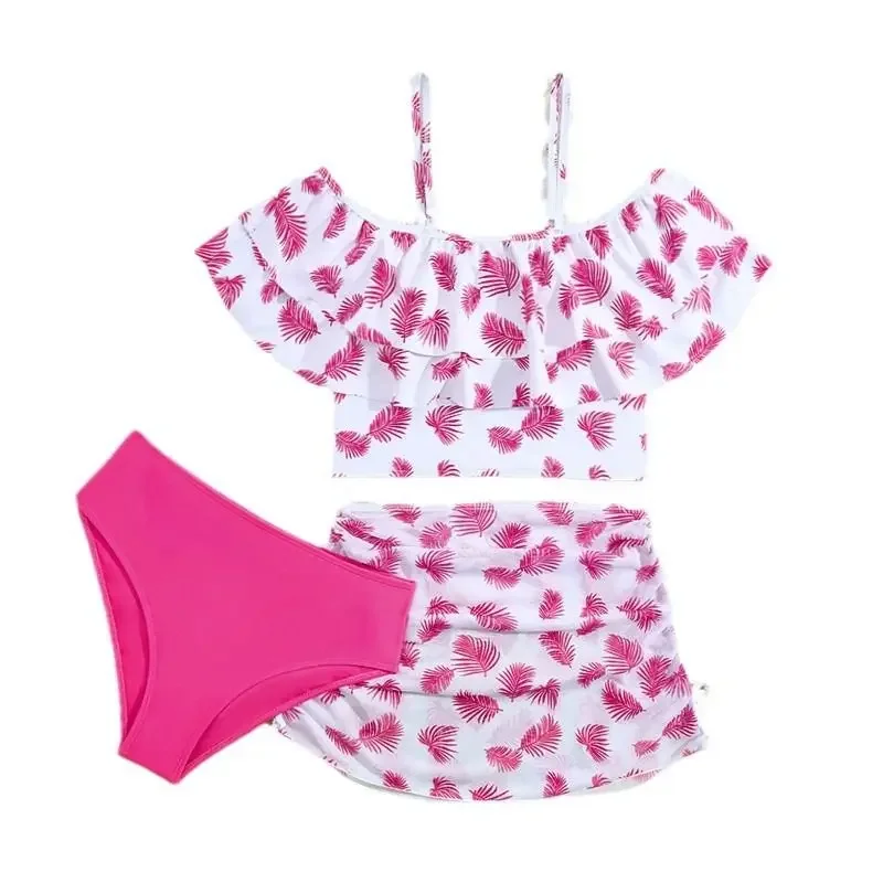 От 8 до 12 лет детские комплекты бикини для девочек, летние каникулы, пляжная одежда, 3 шт./компл., купальник с принтом, топ с воланами и короткая юбка
От 8 до 12 лет детские комплекты бикини для девочек, летние каникулы, пляжная одежда, 3 шт./компл., купальник с принтом, топ с воланами и короткая юбка