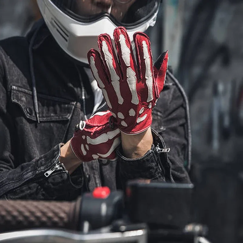 1set Men's Genuine Leather Motorcycle Gloves Bone Lined Gloves Tactical Palm Screen Touch
1set Men's Genuine Leather Motorcycle Gloves Bone Lined Gloves Tactical Palm Screen Touch