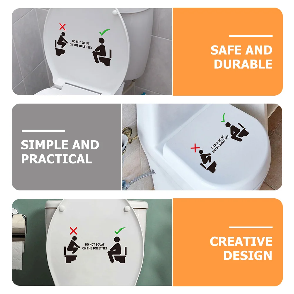 2 Sheets Warning Sign Toilet Seat Lid Stickers Pvc Removable Decals For Bathroom Home Decorative Toilet Warning
2 Sheets Warning Sign Toilet Seat Lid Stickers Pvc Removable Decals For Bathroom Home Decorative Toilet Warning
