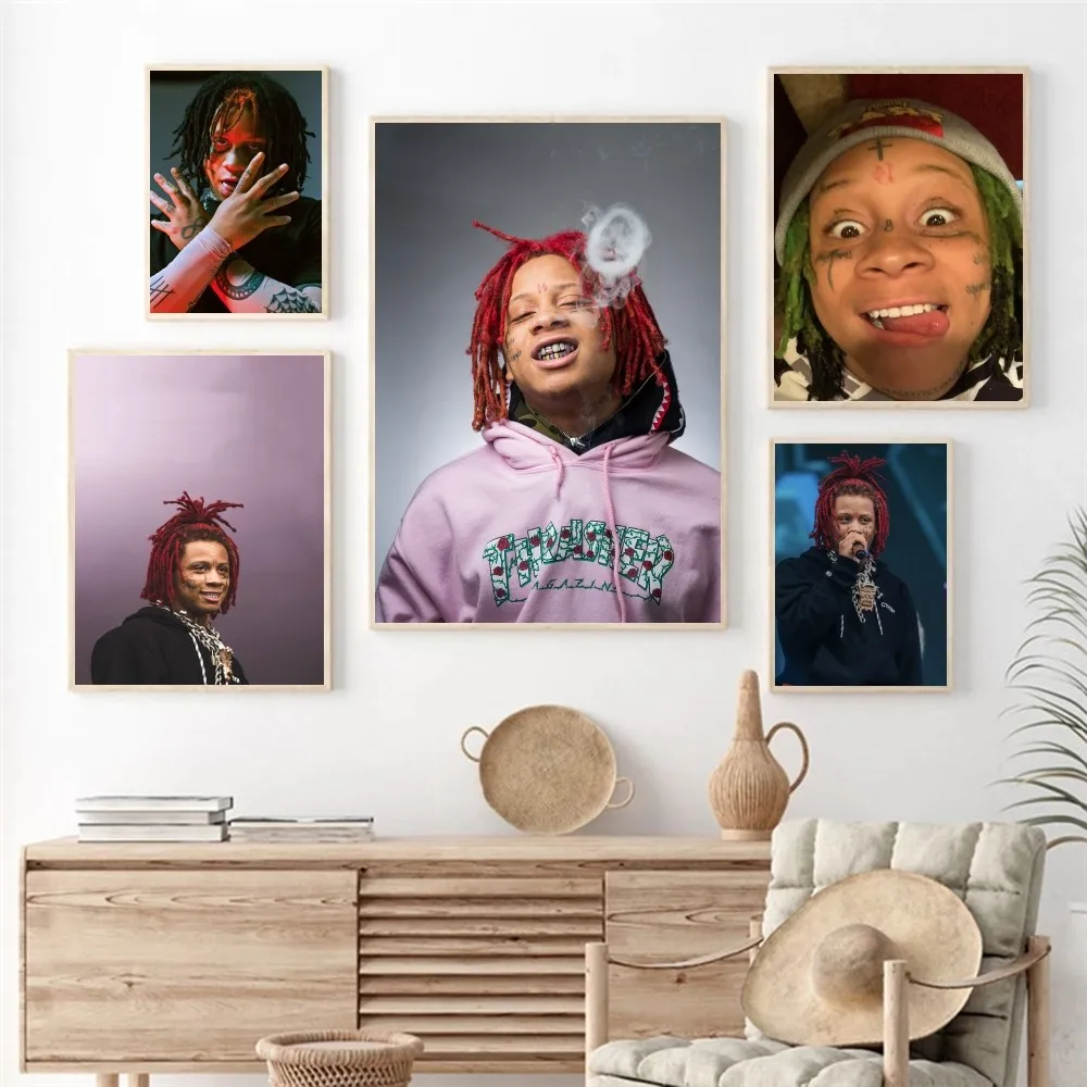 1pc T-Trippie Rapper Singer R-Redd Self-adhesive Art Poster Waterproof Paper Sticker Coffee House Bar Room Wall Decor
1pc T-Trippie Rapper Singer R-Redd Self-adhesive Art Poster Waterproof Paper Sticker Coffee House Bar Room Wall Decor