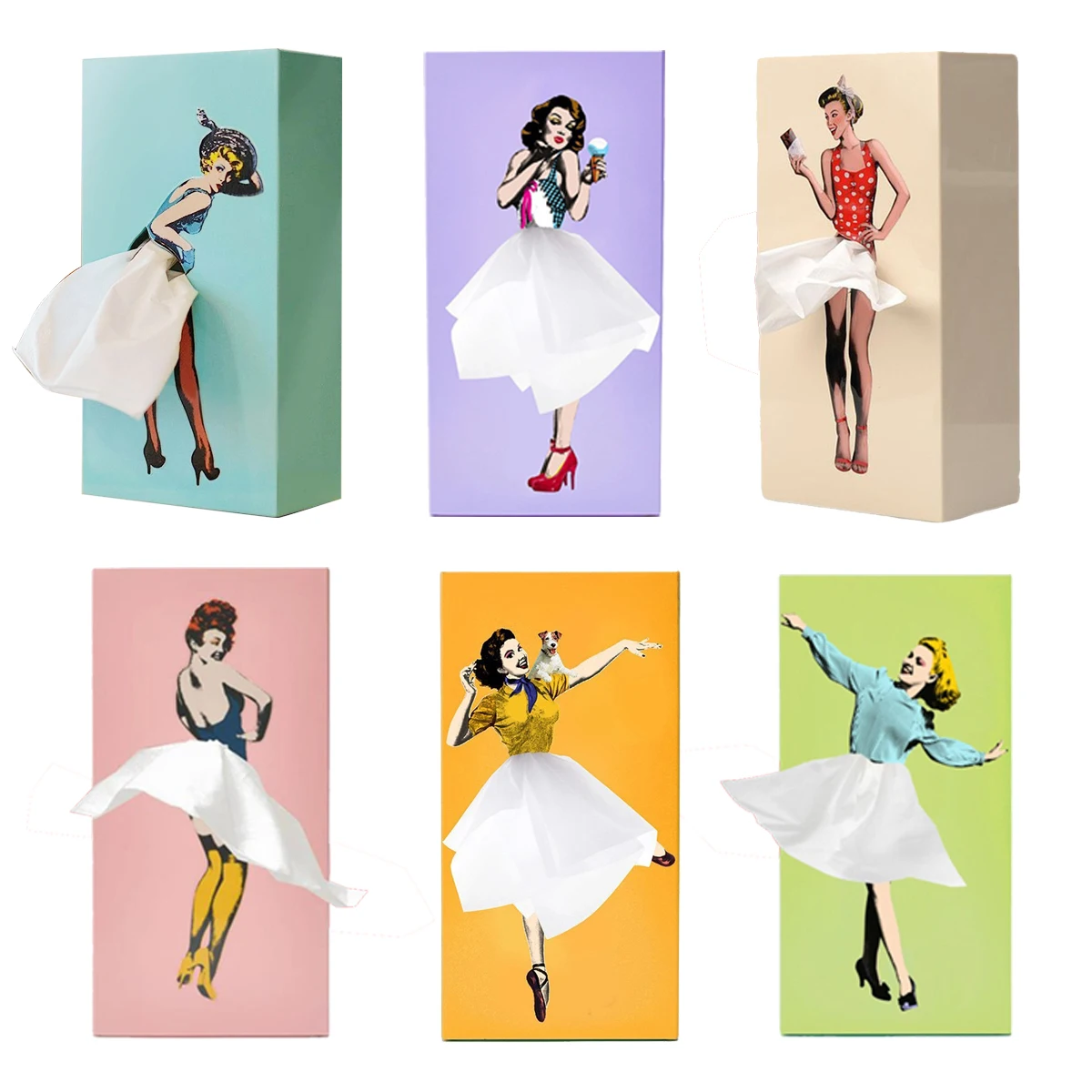 Creative Tissue Boxes Holder, Puff Skirt Girl Paper Box, Girl FaceTissue Box, Desk and Car Decoration Box, Pull Out Tissue Case
Creative Tissue Boxes Holder, Puff Skirt Girl Paper Box, Girl FaceTissue Box, Desk and Car Decoration Box, Pull Out Tissue Case
