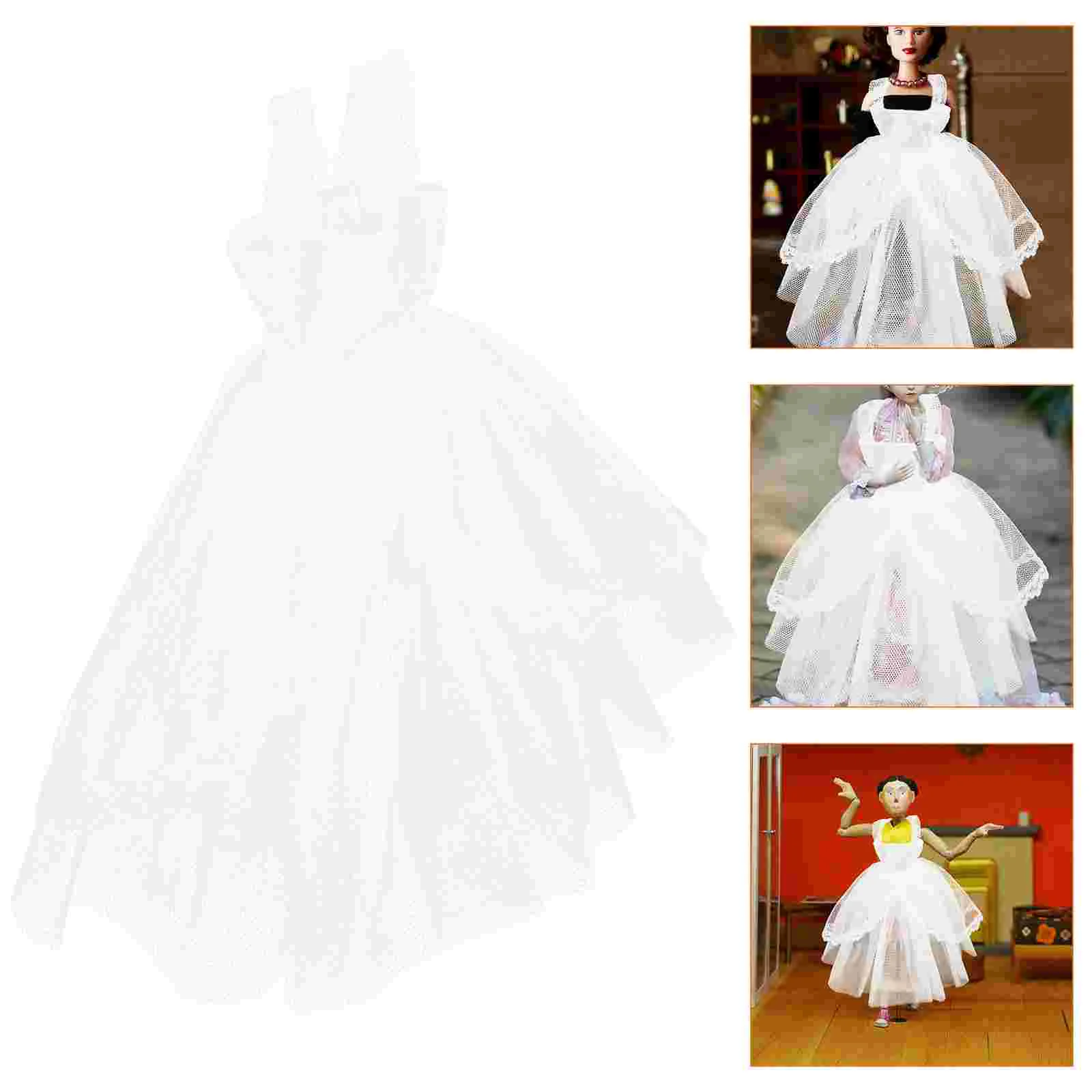 Dress up Wedding Clothes Small Costume Decorate Decorative Stylish Prop Polyester Reusable Tiny for Bride Compact Elegant
Dress up Wedding Clothes Small Costume Decorate Decorative Stylish Prop Polyester Reusable Tiny for Bride Compact Elegant