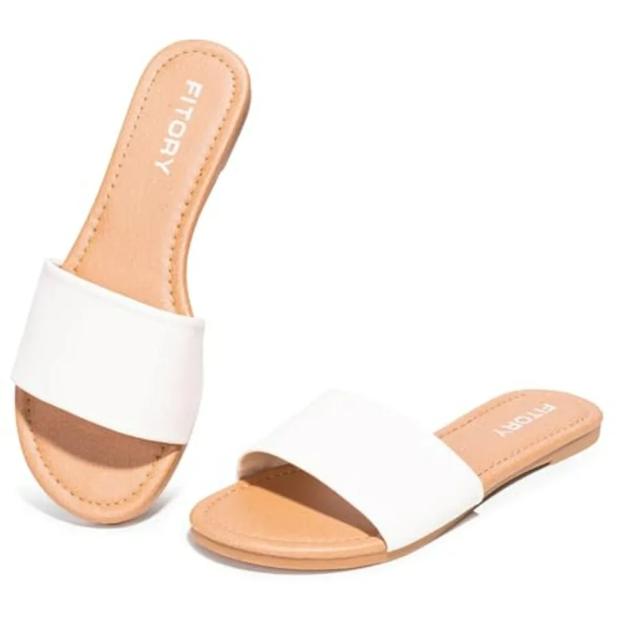 FITORY Women's Slide Sandals Fashion Round Toe With Classic Single Strap Slippers for Beach Size Size
FITORY Women's Slide Sandals Fashion Round Toe With Classic Single Strap Slippers for Beach Size Size
