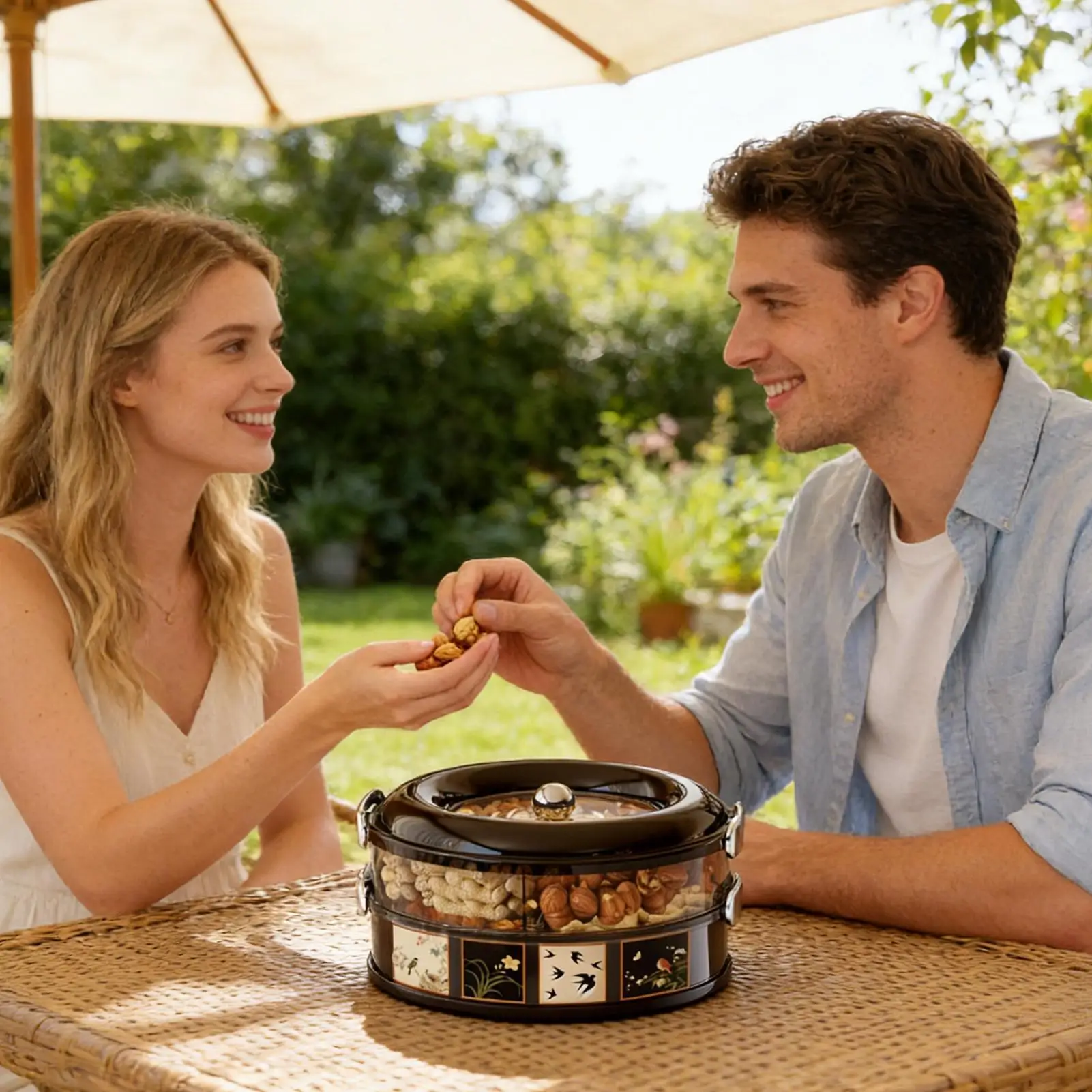 Snackle Box Food Storage Platter Snackle Box Container For Veggie Candy Treats Nuts Fruits Strawberries Picnic House Home
Snackle Box Food Storage Platter Snackle Box Container For Veggie Candy Treats Nuts Fruits Strawberries Picnic House Home