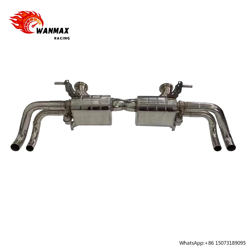 High Performance Stainless Steel Valvetronic Supersport X-Pipe Exhaust System Catback for Gallardo LP560-4
High Performance Stainless Steel Valvetronic Supersport X-Pipe Exhaust System Catback for Gallardo LP560-4