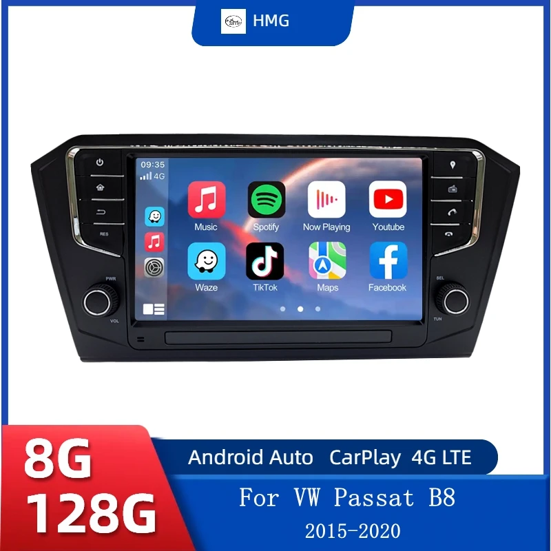 HMG Wireless CarPlay Android Auto Radio For VW Volkswagen Passat B8 2015-2020 Car Multimedia Player GPS DSP autoradio NO DVD
HMG Wireless CarPlay Android Auto Radio For VW Volkswagen Passat B8 2015-2020 Car Multimedia Player GPS DSP autoradio NO DVD