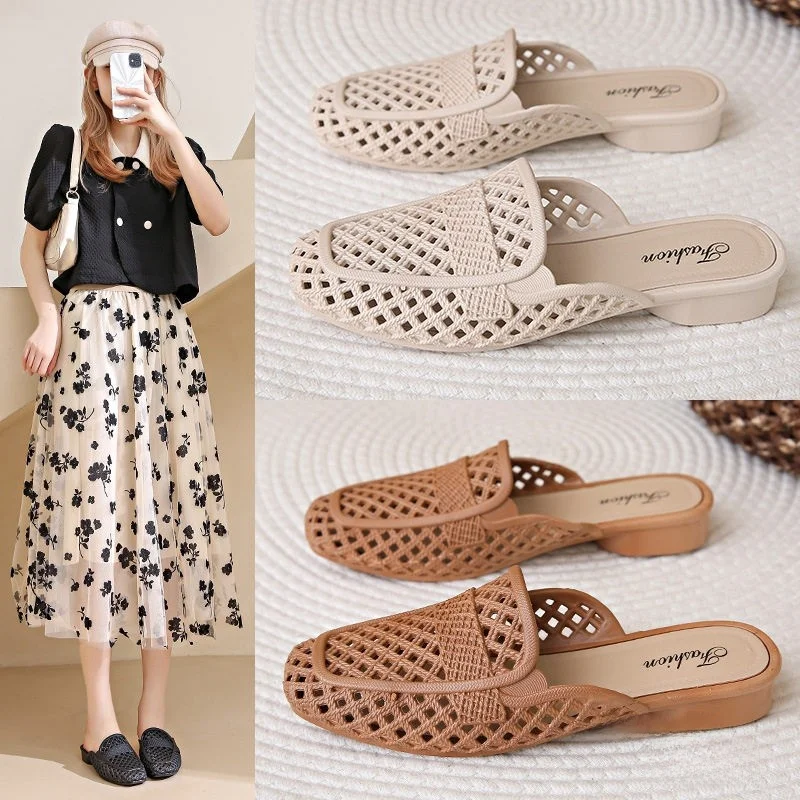 Women's Flat Bottom Sandals Summer Fashion Lightweight Anti-slip Beach Casual Slip-On PVC Bottom Sandals Versatile Flip Flops
Women's Flat Bottom Sandals Summer Fashion Lightweight Anti-slip Beach Casual Slip-On PVC Bottom Sandals Versatile Flip Flops