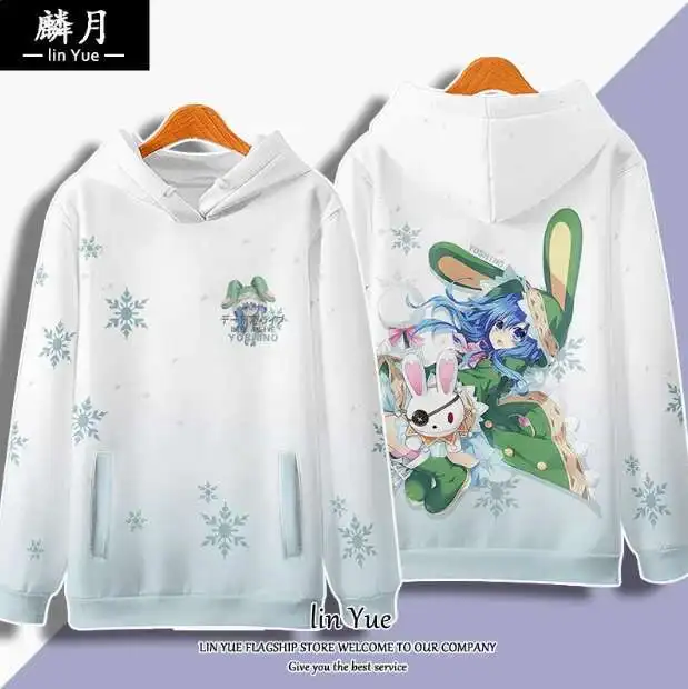 Anime DATE A LIVE Himekawa Yoshino Hooded Hoodie Cosplay Autumn Winter Men Women Coat Loose Jacket Tops anime
Anime DATE A LIVE Himekawa Yoshino Hooded Hoodie Cosplay Autumn Winter Men Women Coat Loose Jacket Tops anime