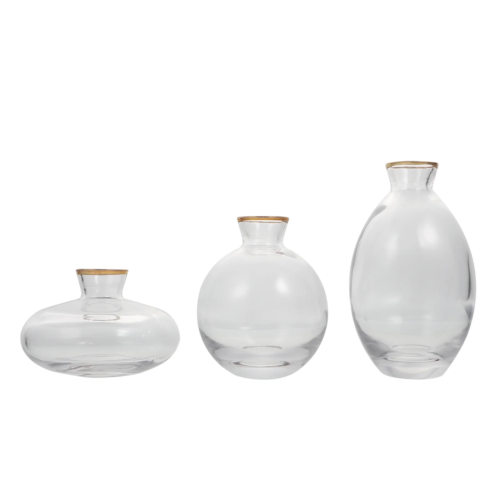 3Pcs Glass Flower Vase Set Creative Modern Simple Desktop Hydroponic Vase Decor Floral Arrangement Container Desktop Decor
3Pcs Glass Flower Vase Set Creative Modern Simple Desktop Hydroponic Vase Decor Floral Arrangement Container Desktop Decor