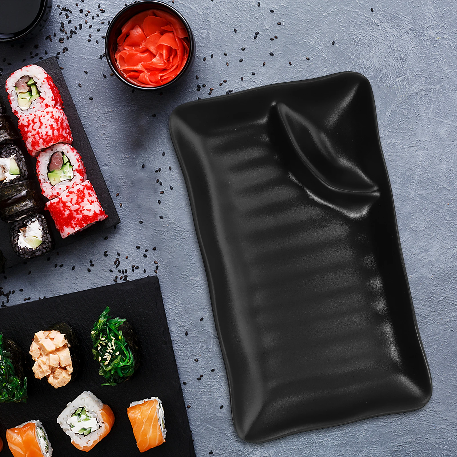 Sushi Dish Melamine Dumpling Plate Simple Serving Tray Practical Dining Food Trays Suitable Homes Restaurants Buffets Hotels
Sushi Dish Melamine Dumpling Plate Simple Serving Tray Practical Dining Food Trays Suitable Homes Restaurants Buffets Hotels