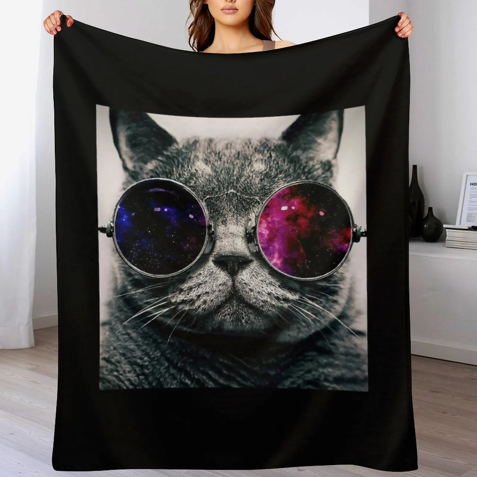 Cool Cat With Glasses Throw Blanket Ultra Soft Flannel Fleece Blanket for All Seasons
Cool Cat With Glasses Throw Blanket Ultra Soft Flannel Fleece Blanket for All Seasons