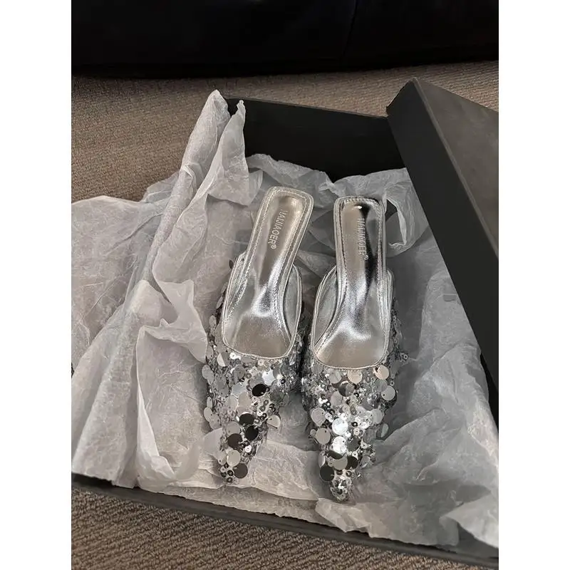 Low Heel Sandals Women's Silver Summer Low Heel Fashion Comfortable Girls High Sandals Seaside Beach Breathable Sandals
Low Heel Sandals Women's Silver Summer Low Heel Fashion Comfortable Girls High Sandals Seaside Beach Breathable Sandals