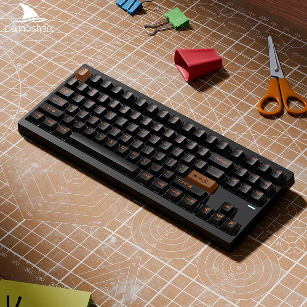 Darmoshark SK88 Pro Gaming Keyboard Mechanical Wireless Tri-mode 88key Hot-Swappable Esports Mechanical Keyboard Dual-Drive Web
Darmoshark SK88 Pro Gaming Keyboard Mechanical Wireless Tri-mode 88key Hot-Swappable Esports Mechanical Keyboard Dual-Drive Web