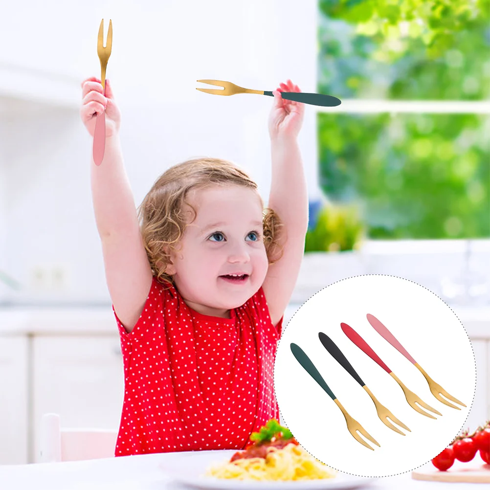 5 Pcs Fork Appetizer Food Forks Mini Gold Snacks Cake Decorating Fruit Kitchen Gadgets Dessert
5 Pcs Fork Appetizer Food Forks Mini Gold Snacks Cake Decorating Fruit Kitchen Gadgets Dessert
