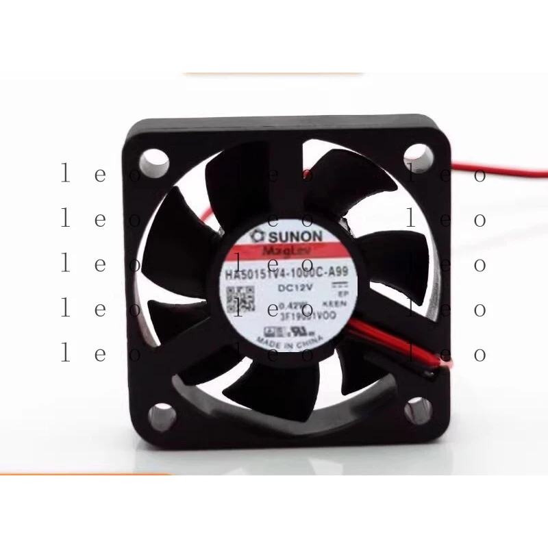 AA for SUNON HA50151V4-1000wbr/C-A99 5015 DC12V 0.42W 5CM 2-Wire Silent Cooling Fan
AA for SUNON HA50151V4-1000wbr/C-A99 5015 DC12V 0.42W 5CM 2-Wire Silent Cooling Fan