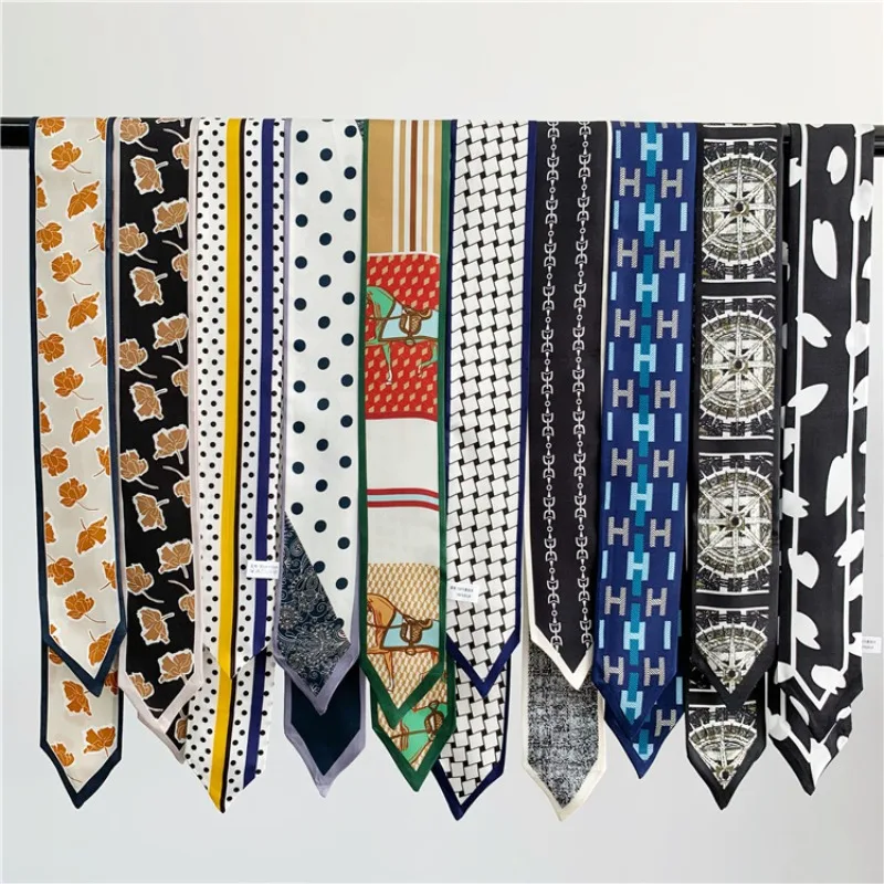 100% Mulberry Silk Optional Skinny Silk Scarf Women Satin Neck Scarves Multifunctional Headband Bag Accessories for Daily Wear
100% Mulberry Silk Optional Skinny Silk Scarf Women Satin Neck Scarves Multifunctional Headband Bag Accessories for Daily Wear