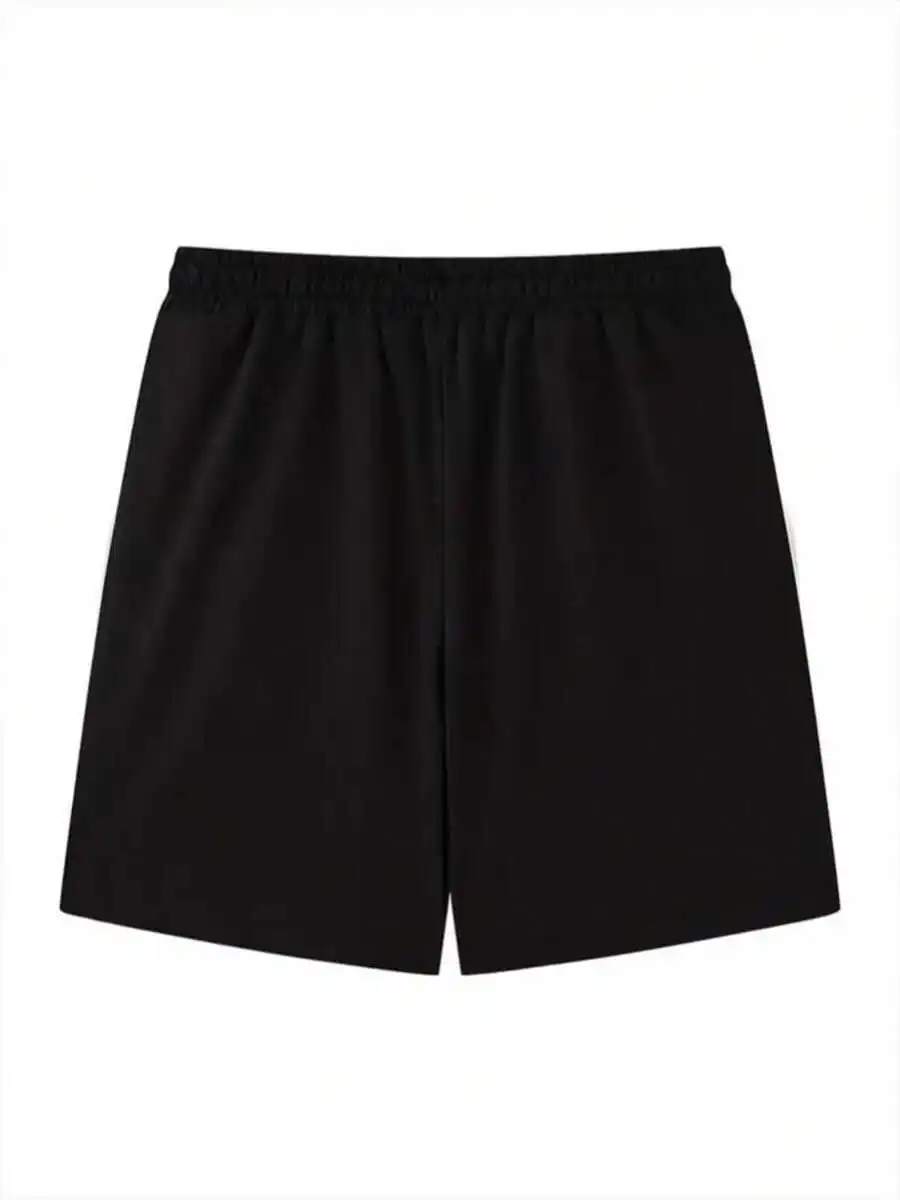 Mens Black Casual Shorts Elastic Waist Loose Fit Summer Leisure Sport Shorts
Mens Black Casual Shorts Elastic Waist Loose Fit Summer Leisure Sport Shorts