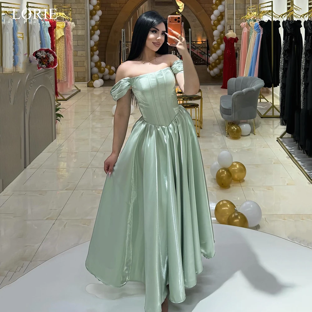 LORIE Shiny Liquid Organza Evening Dress Off The Shoulder Waist-Cinching Prom Dress Sleeveless A-Line Lady Dress 2026 Customized
LORIE Shiny Liquid Organza Evening Dress Off The Shoulder Waist-Cinching Prom Dress Sleeveless A-Line Lady Dress 2026 Customized