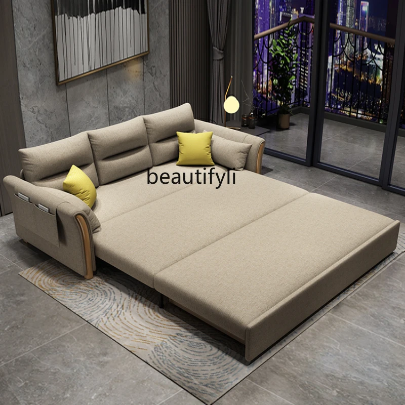 Nordic Foldable Faux Leather Sofa Bed Storage Small Apartment Multi-Functional Push-Pull Sitting and Lying Dual-Use
Nordic Foldable Faux Leather Sofa Bed Storage Small Apartment Multi-Functional Push-Pull Sitting and Lying Dual-Use