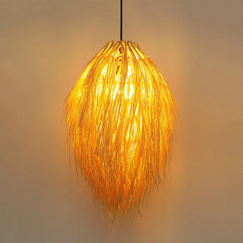 Wabi-Sabi Vintage Pendant Lamps Hand-Woven Lampshade Restaurant Luminaire Suspendu Home Bedroom Dining Room LED Lighting Fixture 
Wabi-Sabi Vintage Pendant Lamps Hand-Woven Lampshade Restaurant Luminaire Suspendu Home Bedroom Dining Room LED Lighting Fixture