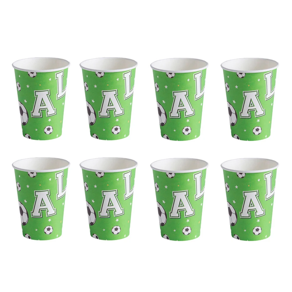 Football Competition Paper Cups Green Soccer Ball Design Safe Material Party Supplies Birthday Celebration Eco Friendly
Football Competition Paper Cups Green Soccer Ball Design Safe Material Party Supplies Birthday Celebration Eco Friendly