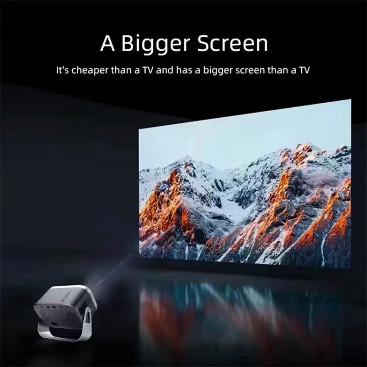 B74A Mini WiFi Projector with Bluetooth 1080P Electric Focus Home Theater Portable Projector 360°Adjustable Stand EU Plug
B74A Mini WiFi Projector with Bluetooth 1080P Electric Focus Home Theater Portable Projector 360°Adjustable Stand EU Plug