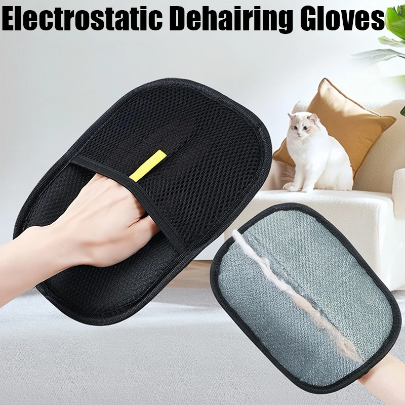 Cat Grooming Gloves Pet Electrostatic Hair Removal Gloves Pet Hair Remover Mitt Static Removal Glove for Clothes Sofa Carpet
Cat Grooming Gloves Pet Electrostatic Hair Removal Gloves Pet Hair Remover Mitt Static Removal Glove for Clothes Sofa Carpet