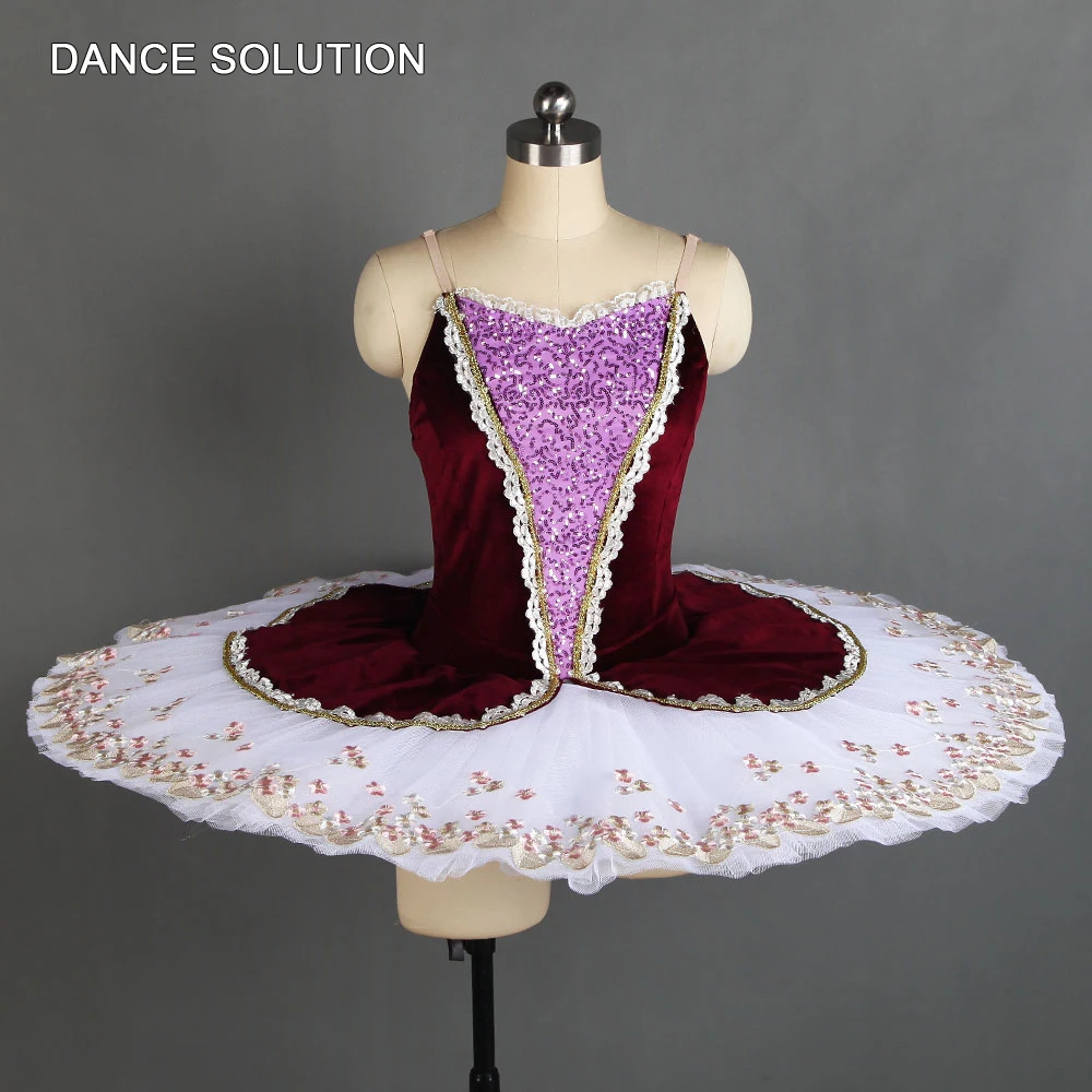 Velvet and Sequin Spandex Bodice Ballet Pancake Tutu Ballerina Competition Costumes for Girls & Women Performance Dresses BLL212
Velvet and Sequin Spandex Bodice Ballet Pancake Tutu Ballerina Competition Costumes for Girls & Women Performance Dresses BLL212
