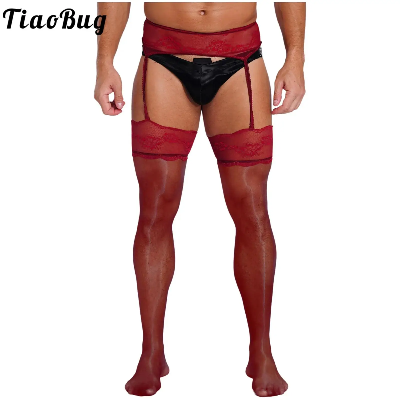 Кружевные чулки на подтяжках, мужские сексуальные лоскутные колготки, глянцевые эластичные прозрачные чулки до бедра, эротический аксессуар
Кружевные чулки на подтяжках, мужские сексуальные лоскутные колготки, глянцевые эластичные прозрачные чулки до бедра, эротический аксессуар