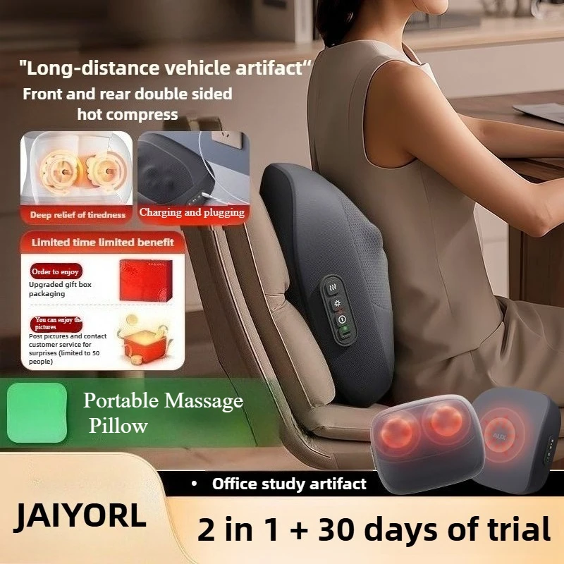 Gift Neck Massage Pillow Shoulder Cervical Massager Full Body Hot Compress Kneading Dredging Instrument Home Car Waist Cushion
Gift Neck Massage Pillow Shoulder Cervical Massager Full Body Hot Compress Kneading Dredging Instrument Home Car Waist Cushion