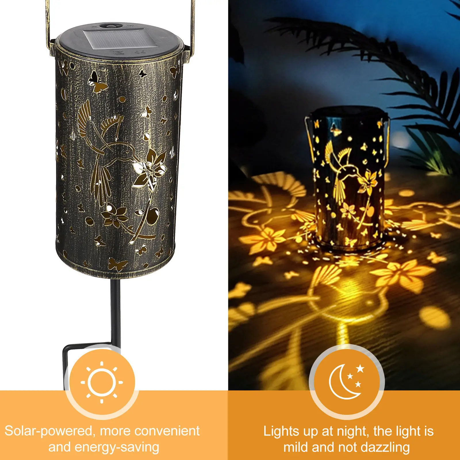 Lantern Solar Lights Outdoor Decorative Garden Fence Porch Yard Patios Brightness Aesthetic Projection Light Beautiful
Lantern Solar Lights Outdoor Decorative Garden Fence Porch Yard Patios Brightness Aesthetic Projection Light Beautiful