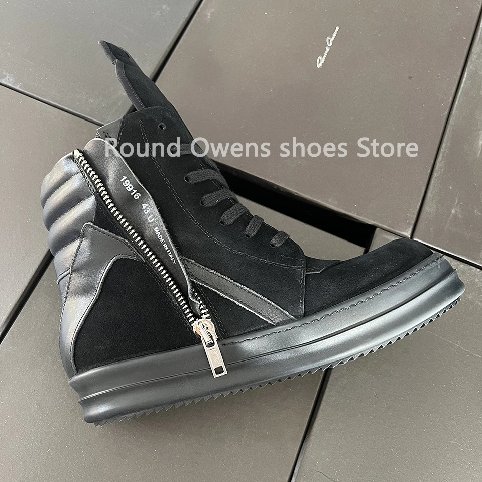 Casual Shoes Men High Top Quality Trainers Ro Lace Up Designer Sneakers Black Suede Leather Zipper Flat Luxury Women Ankle Boots
Casual Shoes Men High Top Quality Trainers Ro Lace Up Designer Sneakers Black Suede Leather Zipper Flat Luxury Women Ankle Boots