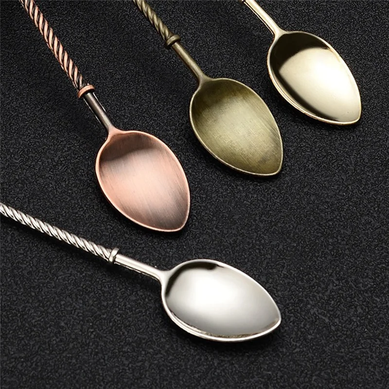 【Superdeals】Set Of 4 Retro Coffee Tea Mini Ice Cream Dessert Spoon Scoop, 4.3 Inch Long Feather High Guality
【Superdeals】Set Of 4 Retro Coffee Tea Mini Ice Cream Dessert Spoon Scoop, 4.3 Inch Long Feather High Guality