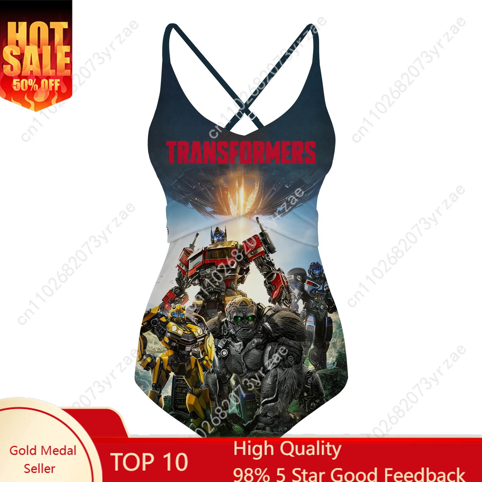 Transformers Women Sling Swimsuits Personalized Pattern Sexy Swimwear Pool Party Beach Bikini Summer Custom Bathing Suits
Transformers Women Sling Swimsuits Personalized Pattern Sexy Swimwear Pool Party Beach Bikini Summer Custom Bathing Suits