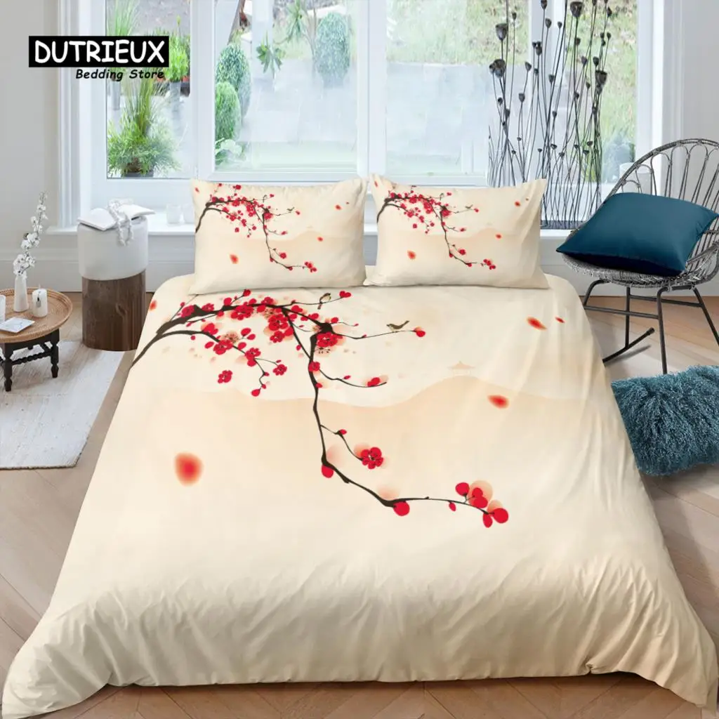Home Living Luxury 3D Plum Bossom Bedding Set Fruit Duvet Cover Pillowcase Queen and King EU/US/AU/UK Size Comforter Bedding
Home Living Luxury 3D Plum Bossom Bedding Set Fruit Duvet Cover Pillowcase Queen and King EU/US/AU/UK Size Comforter Bedding