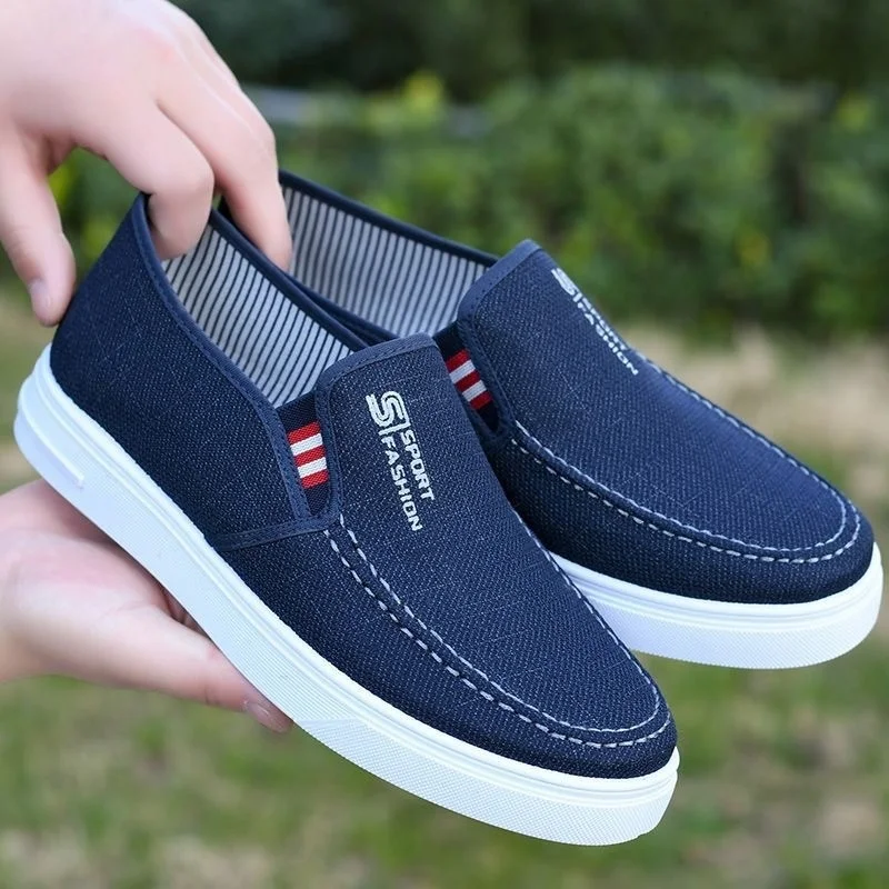 Beijing Men's Canvas Shoes Soft Bottom Casual Slip-On Low Cut Breathable Flat Heel Fashionable Plain Color Fall 2025
Beijing Men's Canvas Shoes Soft Bottom Casual Slip-On Low Cut Breathable Flat Heel Fashionable Plain Color Fall 2025