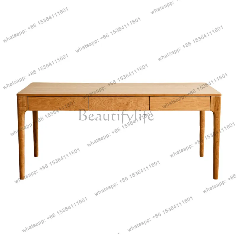 North American cherry wood desk rectangular living room solid wood table
North American cherry wood desk rectangular living room solid wood table