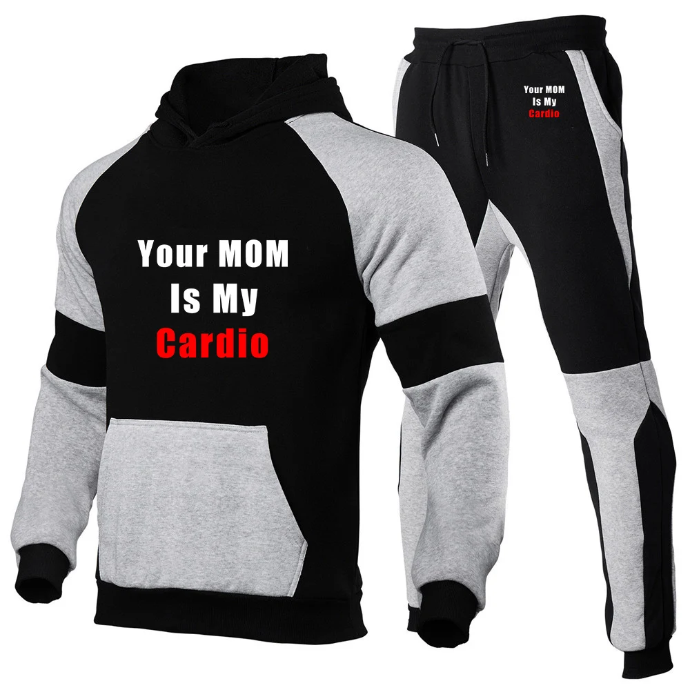 2026 Your Mom Is My Cardio Gym Print Men's New Spring And Autumn Patchwork Color Casual Hoodie + Trouser Harajuku Suit
2026 Your Mom Is My Cardio Gym Print Men's New Spring And Autumn Patchwork Color Casual Hoodie + Trouser Harajuku Suit