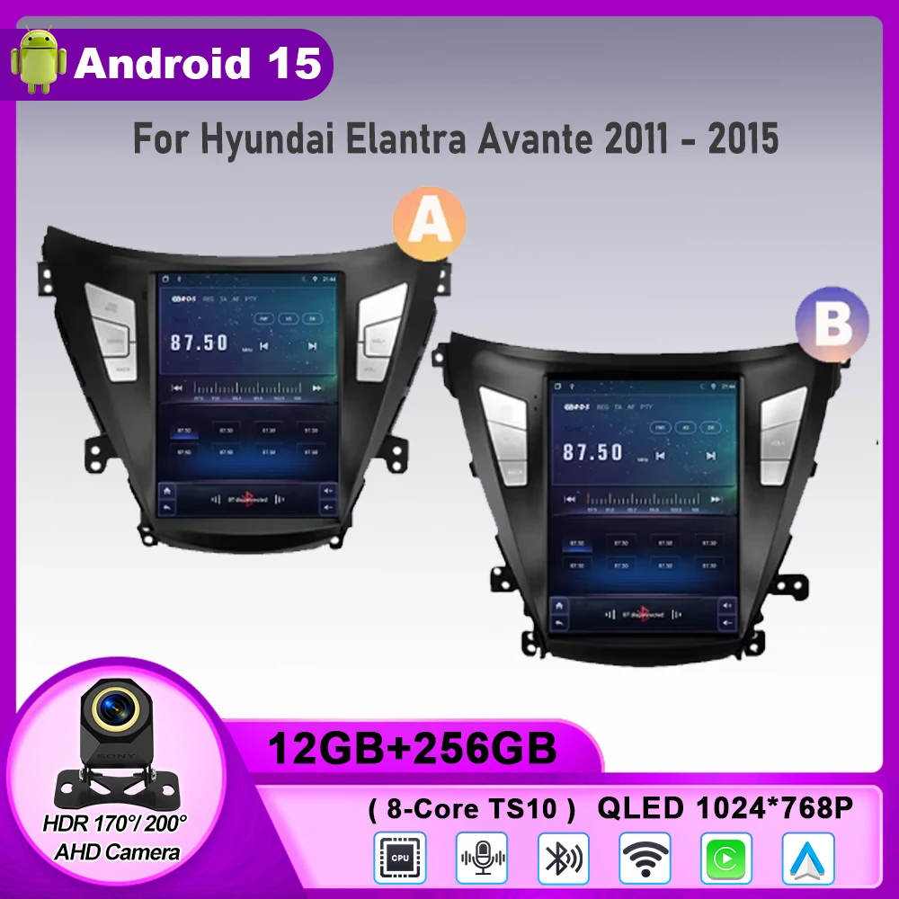 9.7" Android 15 For Hyundai Elantra Avante 2011 - 2015 Car Radio Multimedia Video Player Navigation GPS Stereo Wireless Carplay
9.7" Android 15 For Hyundai Elantra Avante 2011 - 2015 Car Radio Multimedia Video Player Navigation GPS Stereo Wireless Carplay